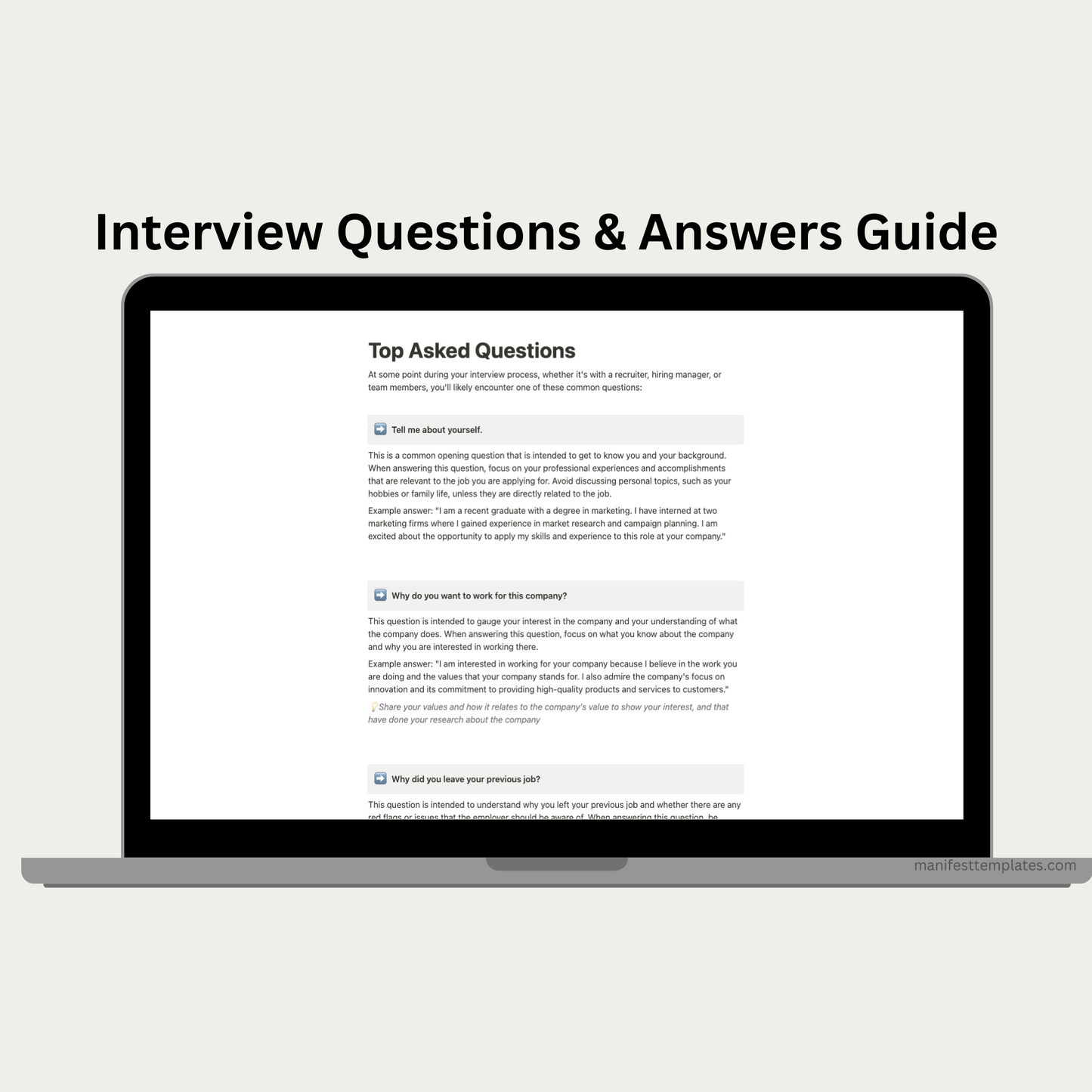 Notion Job Search Application Tracking Template