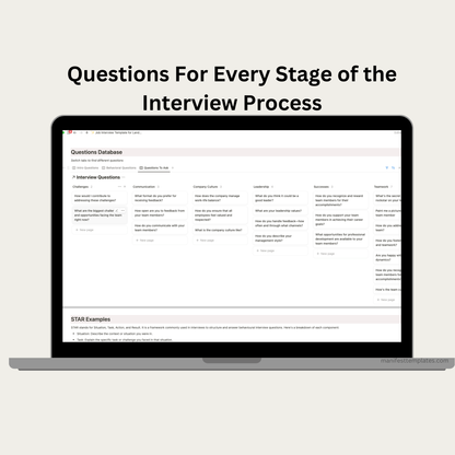 Notion Job Interview Questions
