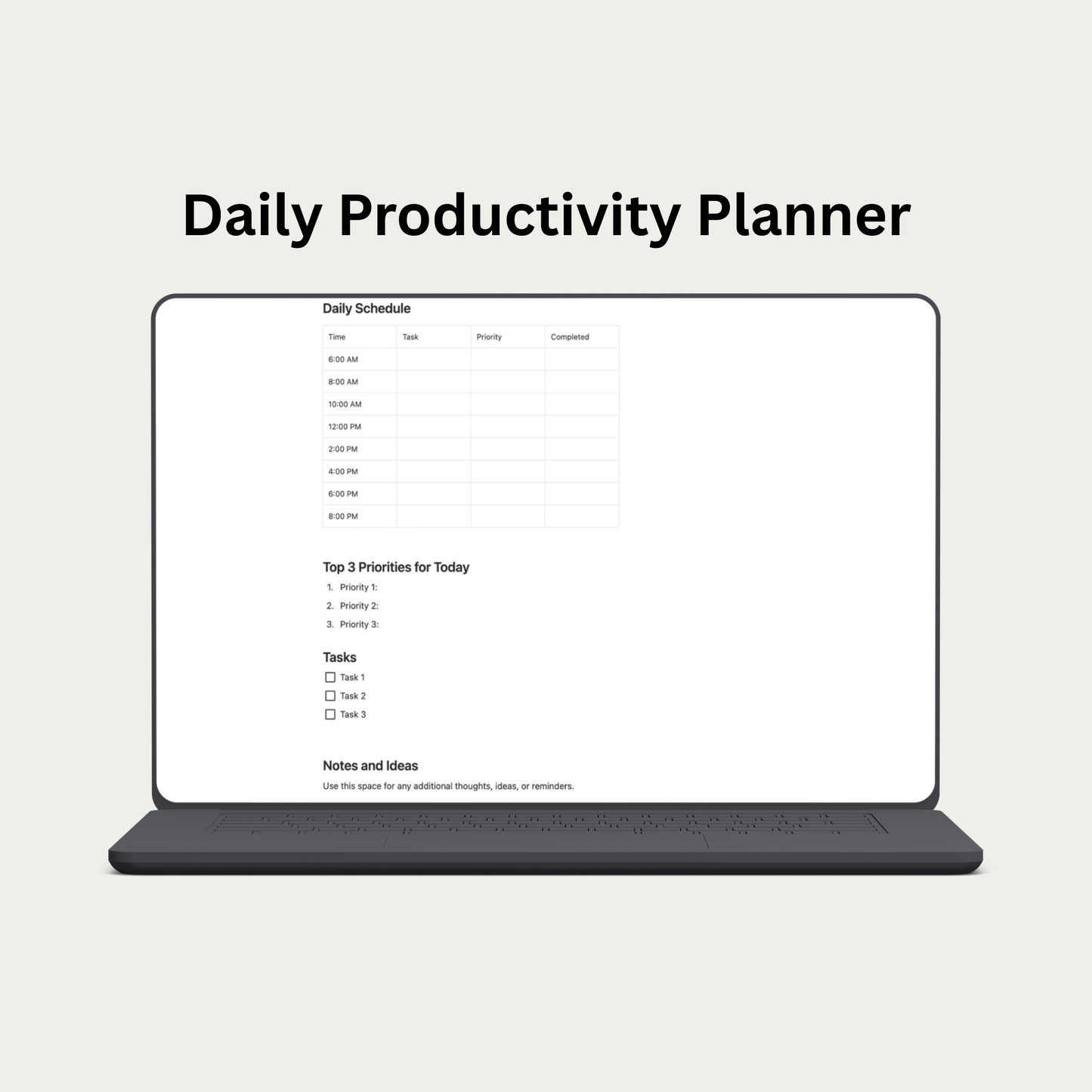 2026  Notion Journal & Planner Template